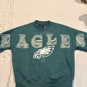 Abercrombie NFL Philadelphia Eagles spellout sweatshirt - size XS